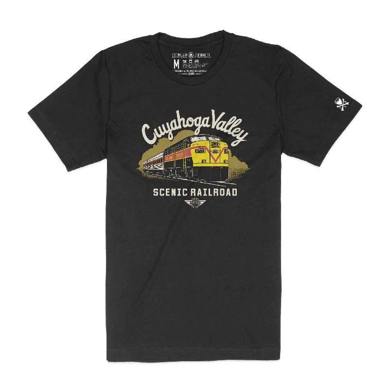 Cuyahoga Valley Scenic Railroad Train - Unisex Crew T-Shirt